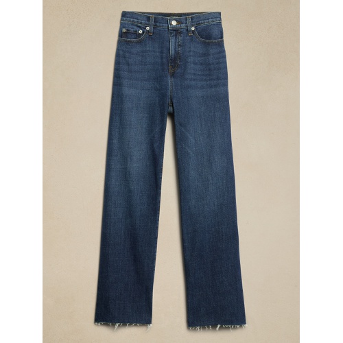 바나나리퍼블릭 Ultra High-Rise Wide-Leg Jean