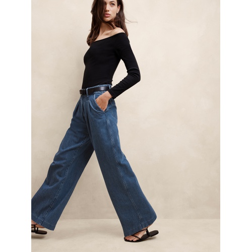 바나나리퍼블릭 Luxe High-Rise Trouser Jean