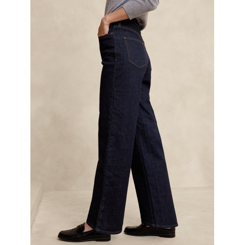 바나나리퍼블릭 Ultra High-Rise Wide-Leg Jean