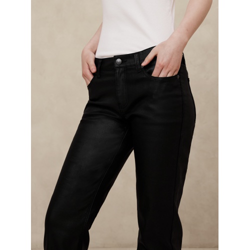 바나나리퍼블릭 Slim Mid-Rise Coated Jean