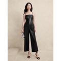 Vegan Leather Jumpsuit