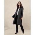 Reversible Double Face Wool-Blend Coat