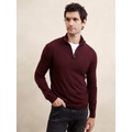 Merino Wool Quarter-Zip Sweater