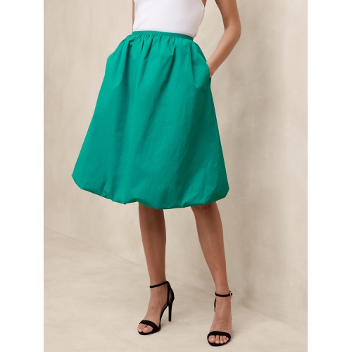 바나나리퍼블릭 Taffeta Knee-Length Skirt