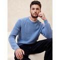 Cotton-Blend Ribbed Sweater