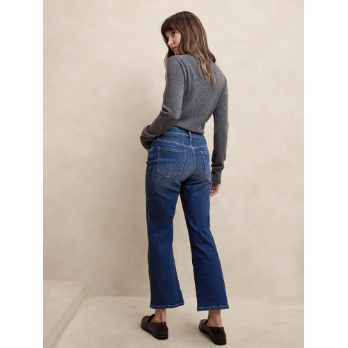 바나나리퍼블릭 High-Rise Bootcut Cropped Jean