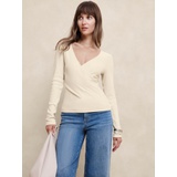 Cozy Ribbed Vee-Neck Top