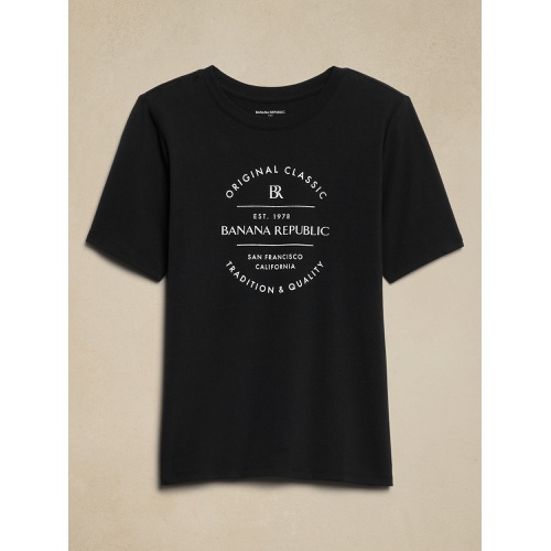 바나나리퍼블릭 Timeless Classic Logo T-Shirt