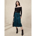 Corduroy Midi Skirt