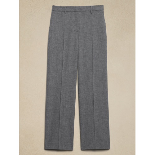 바나나리퍼블릭 Wide-Leg Wool-Blend Pant