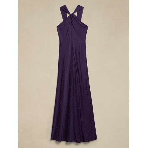 바나나리퍼블릭 Twist-Front Column Maxi Dress