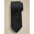 Solid Silk-Blend Tie