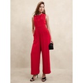 Cowl-Neck Jumpsuit