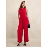 Cowl-Neck Jumpsuit