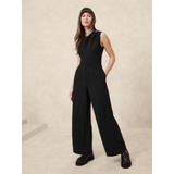 Cowl-Neck Jumpsuit