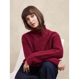 Cable Turtle-Neck Sweater