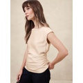 Side-Shirred Blouse