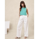 Cropped Poplin Top