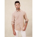 Slim Linen-Blend Shirt