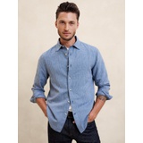 Slim Linen-Blend Shirt