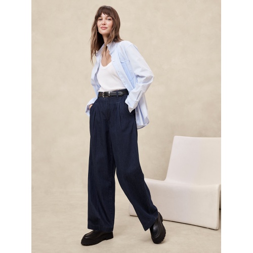 바나나리퍼블릭 Luxe High-Rise Trouser Jean