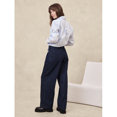 바나나리퍼블릭 Luxe High-Rise Trouser Jean