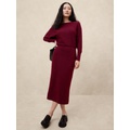 Ribbed Midi Sweater Dress