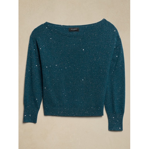 바나나리퍼블릭 Asymmetrical Sequin Sweater