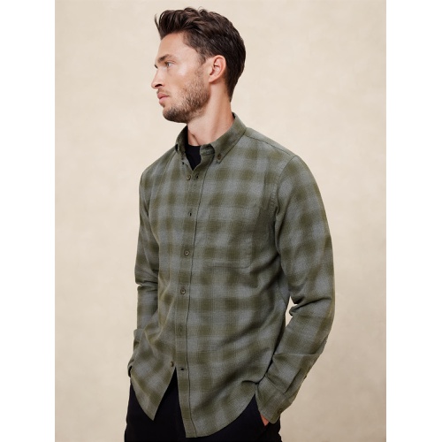 바나나리퍼블릭 Slim Lightweight Flannel Shirt