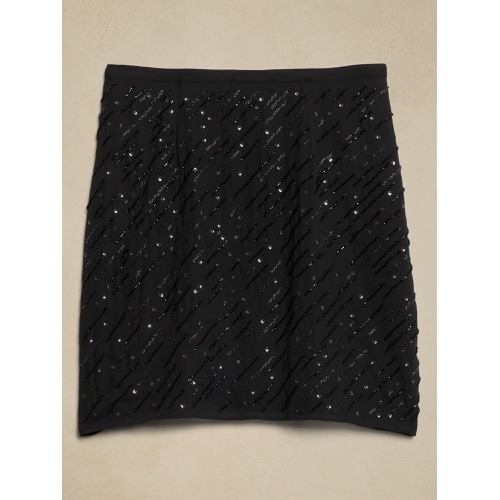 바나나리퍼블릭 Beaded Mini Skirt