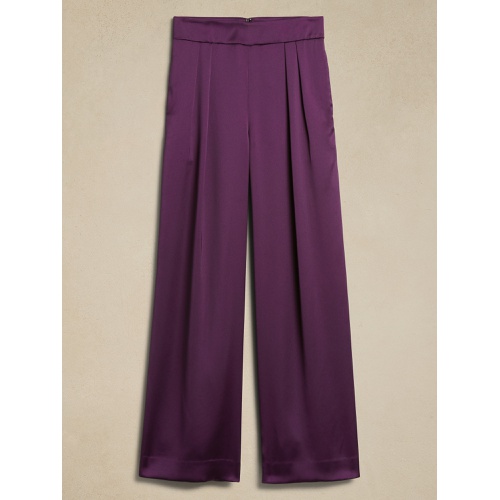 바나나리퍼블릭 Satin Wide-Leg Pant