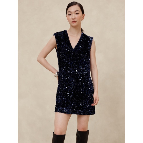 바나나리퍼블릭 Sequin Mini Dress