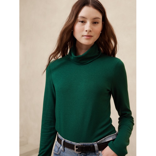 바나나리퍼블릭 Soft Luxe Turtleneck Top