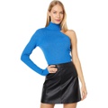 Bardot Asymmetric Sleeve Knit Top