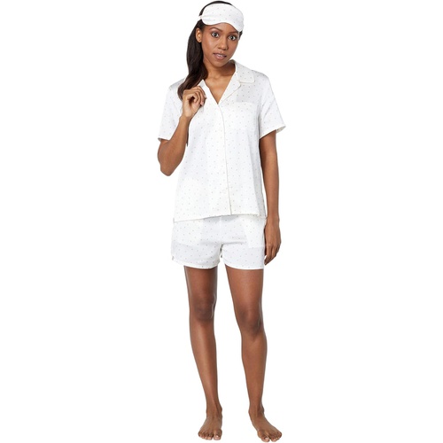  Barefoot Dreams Washed Satin Shorts PJ Set