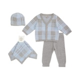 Barefoot Dreams Kids CozyChic Ultra Lite Plaid Bundle (Infant)