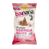Barnana Grain-Free Plantain Tortilla Chips  Himalayan Pink Salt  4 Ounce, 1 Pack  Gluten-Free, Corn-Free, Paleo  Golden Brown, Perfect Crunchy Snack - Made With 100% Avocado Oi