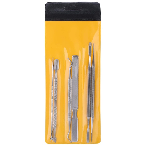  bcabo Premium 6Pcs/Set Stainless Steel Ingrown Toenail File and Lifter Double Sided Ingrown Toenail Care Set