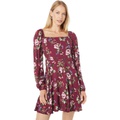 Bebe Floral Chiffon Ditsy Dress