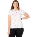 Bebe All Over Lips Tee