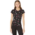 Bebe All Over Lips Tee