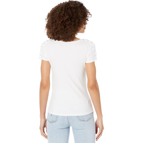  Bebe Lace-Up Tee