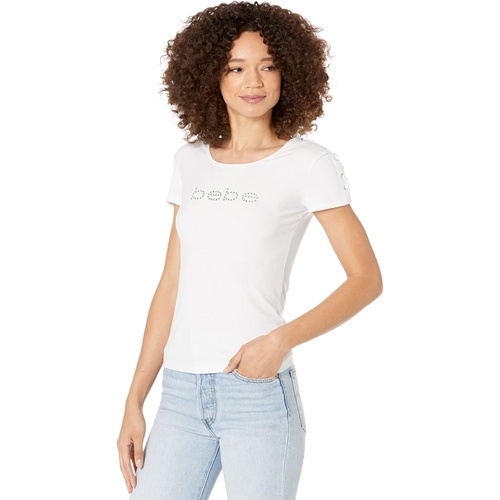  Bebe Lace-Up Tee