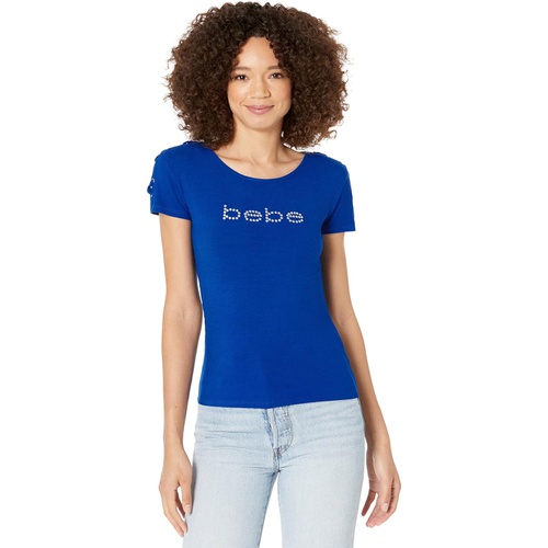  Bebe Lace-Up Tee