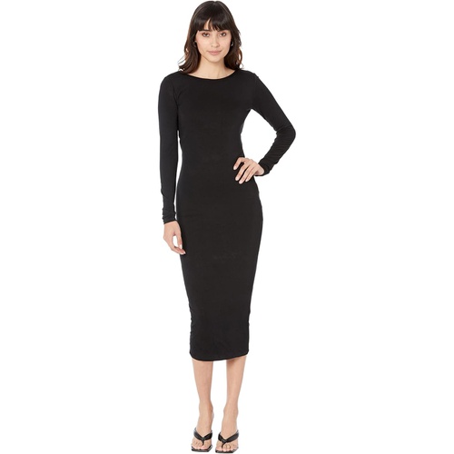  Bebe Midi Dress with Open Back