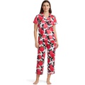 Bedhead PJs Plus Size Short Sleeve Cropped Pajama Set