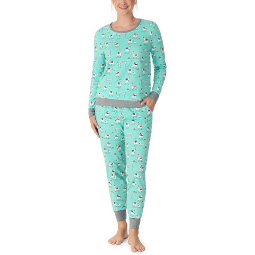  Bedhead PJs Long Sleeve Pullover Crew Joggers Set