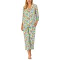 Bedhead PJs 3u002F4 Sleeve Cropped PJ Set