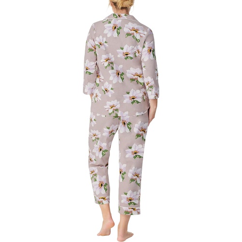  Bedhead PJs Organic Cotton 3u002F4 Sleeve Cropped PJ Set