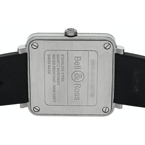  Bell & Ross BR-S Quartz Black Dial Watch BRS-BLC-ST (Pre-Owned)